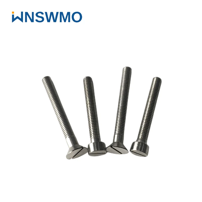 high density tungsten alloys screw wolfram bolts per ASTM B777