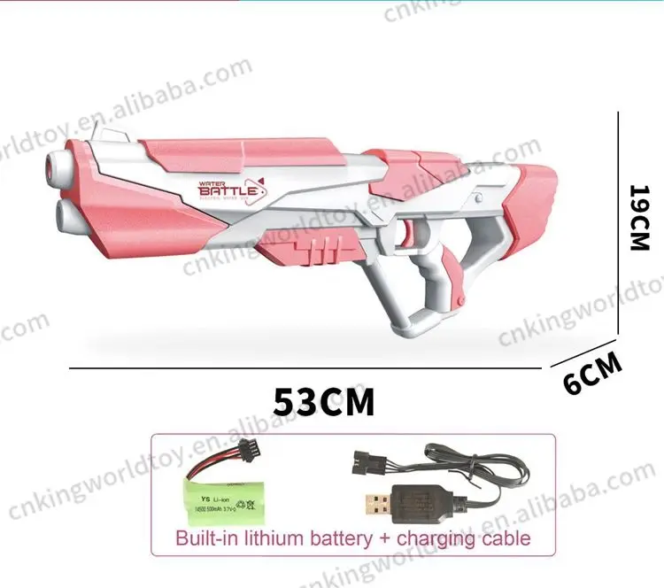 Wholesale 2024 Hot Selling Outdoor toys Electric Water Gun Summer toys Big Size Space Water Blaster Automatic Water Gun for kids