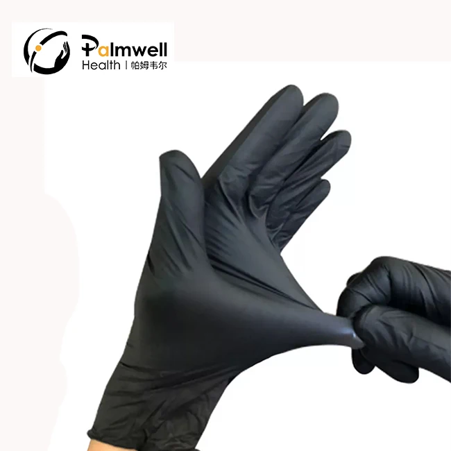 4 mil 6 mil Food Grade and Heavy Duty Nitrile Gloves tattoo and beauty pet powder free