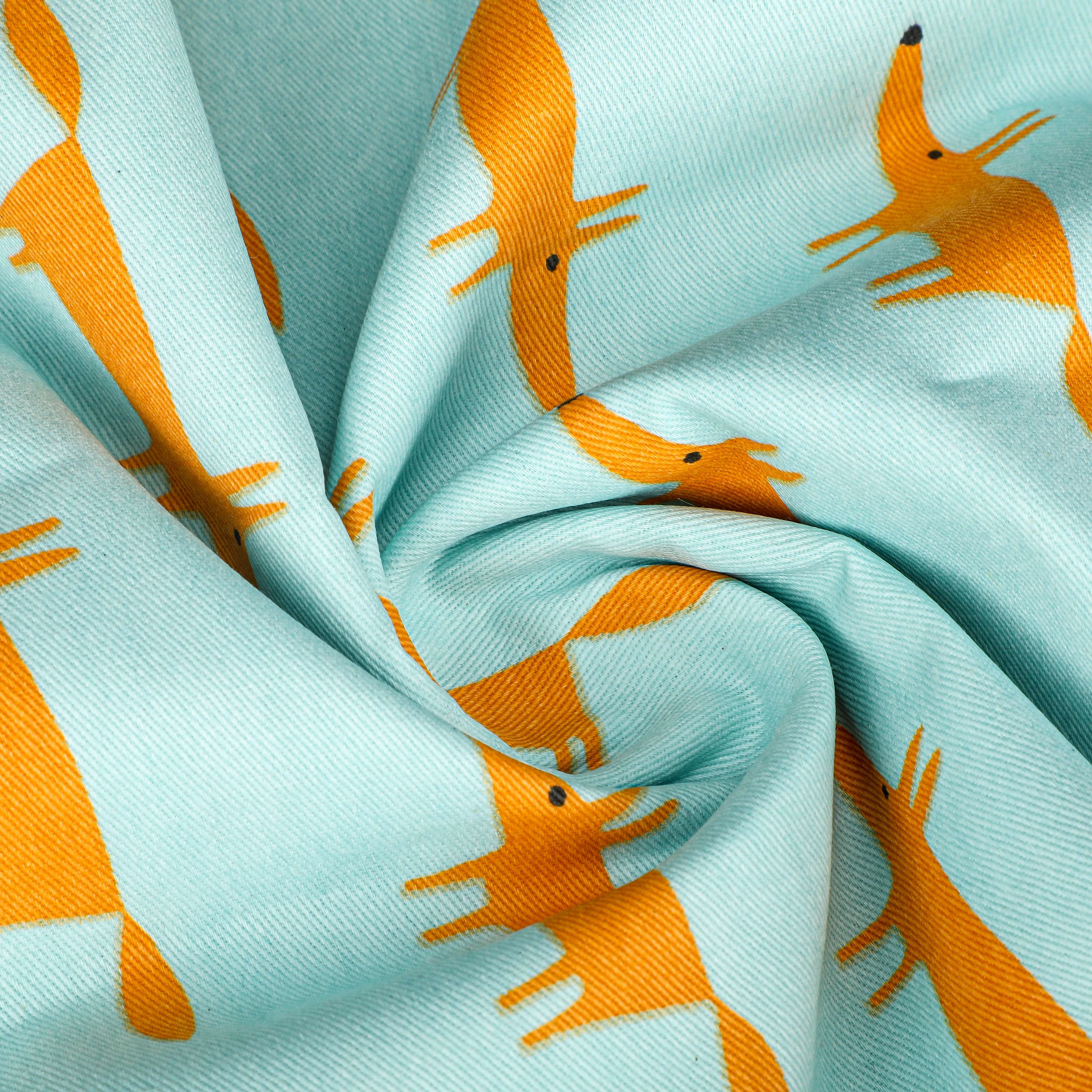 Simple Style Cotton Printed Custom  Fabric In Bales 100% Cotton