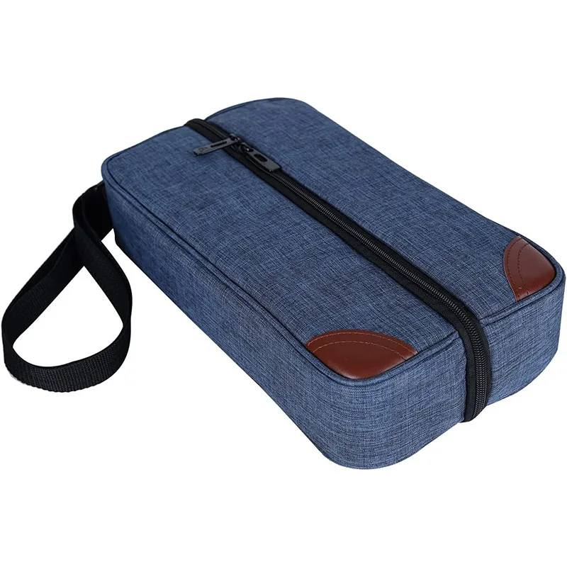 Wine Tote Bag with Cooler Compartment Picnic Wine And Two Glasses Holder Carrier Bags For Wine Lovers Gift