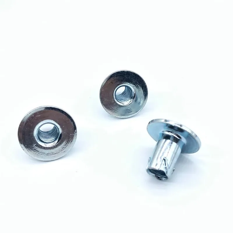 China Wholesale Custom Wood Thread Insert T-Nuts 1/4 5/16 M4 M5 M6 M8 M10 Slot Drop In T Nut Stainless Steel Four Claw Tee Nut