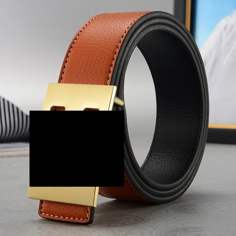 Factory Hot Sale Custom Luxury Genuine Leather Belt For men