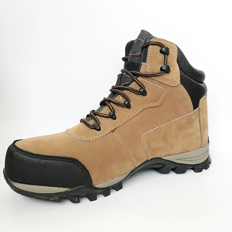 
High Quality Light weight Comfortable Non Slip Genuine Leather Safety Shoes For Men Work Safety Protective Shoes 