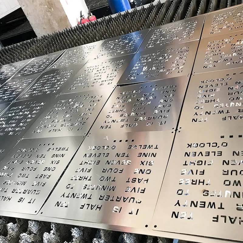 Custom Design Metal Stamping Letters Laser Cutting Stainless Steel Letters Sheet Metal for Fabrication