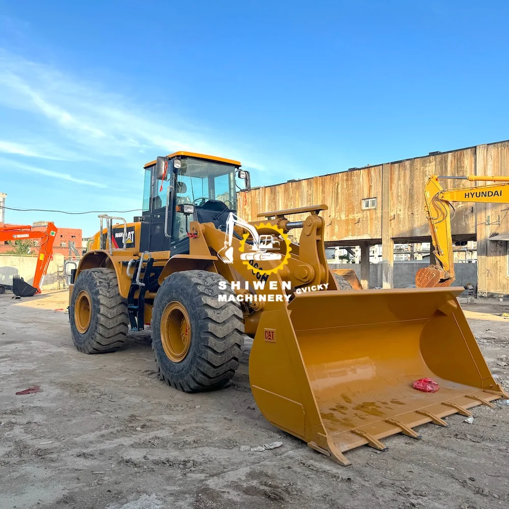 Used front loader CAT 966 price low CAT 966m 966h wheel loader 988k 996h 950g 926e wheel loader mini cargador frontal CAT cheap