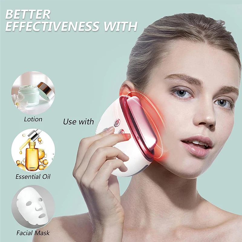 EMS gua sha instrument electric gua sha red light face massager gua sha body tool With heated colourful vibration function