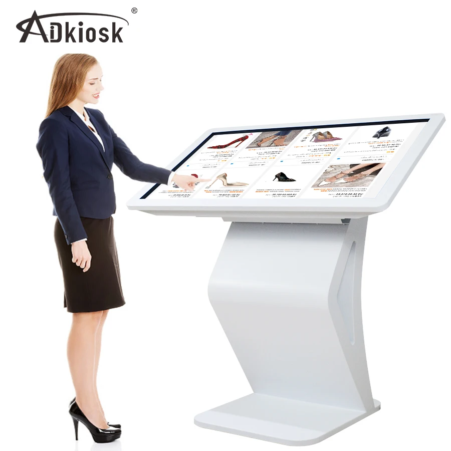 Latest digital media production 42 inch interactive touch screen kiosk