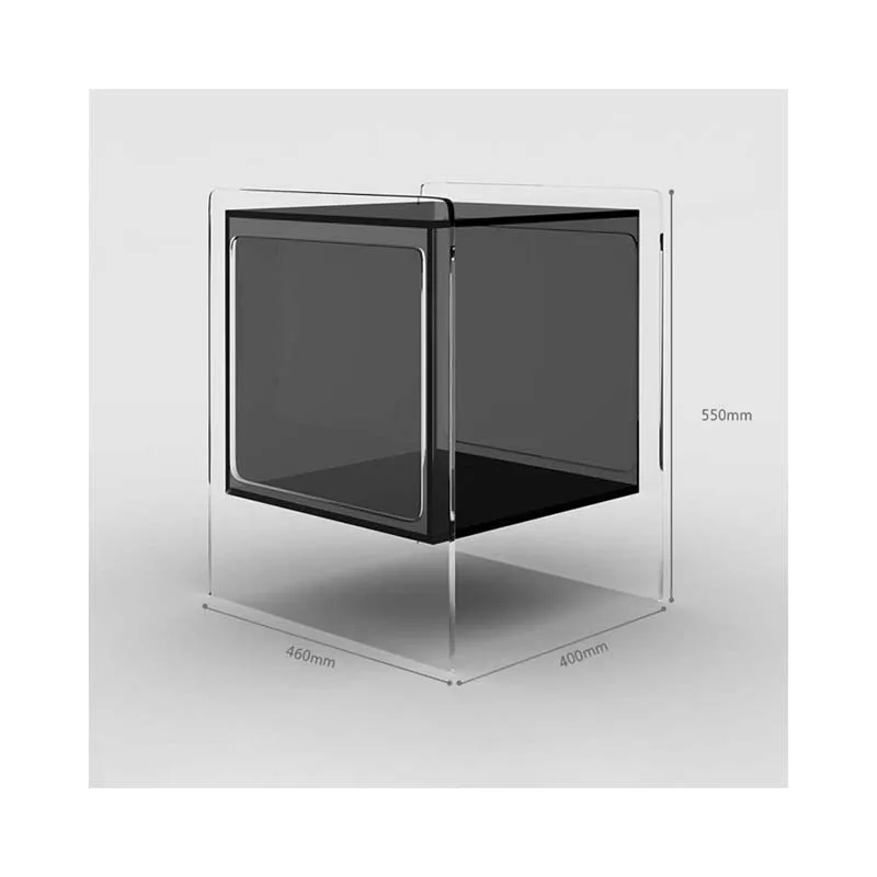 Customized Bedroom Decor Luxury Acrylic Modern Bedside Clear Acrylic Lucite Nightstand
