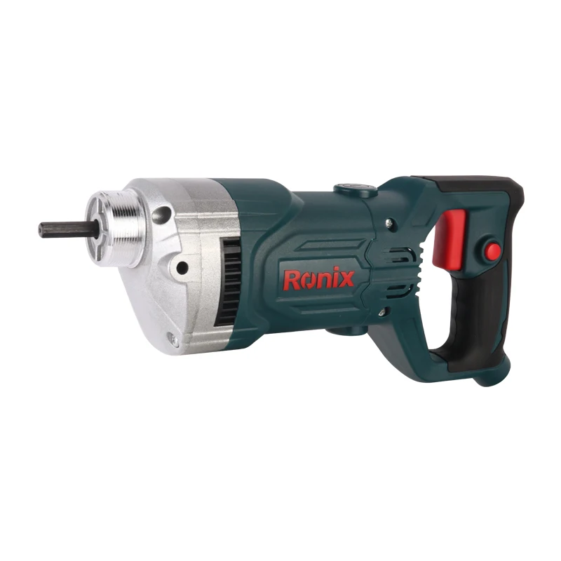 Ronix 2420 220V Portable Concrete Vibrator 4000RPM Construction Tool Plug-in Cement Vibrator 1200W Portable Electric Mixer