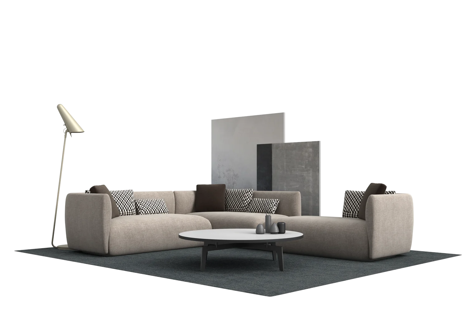 Weworth living room furniture 4 configurations high density foam modern lounge sofa set