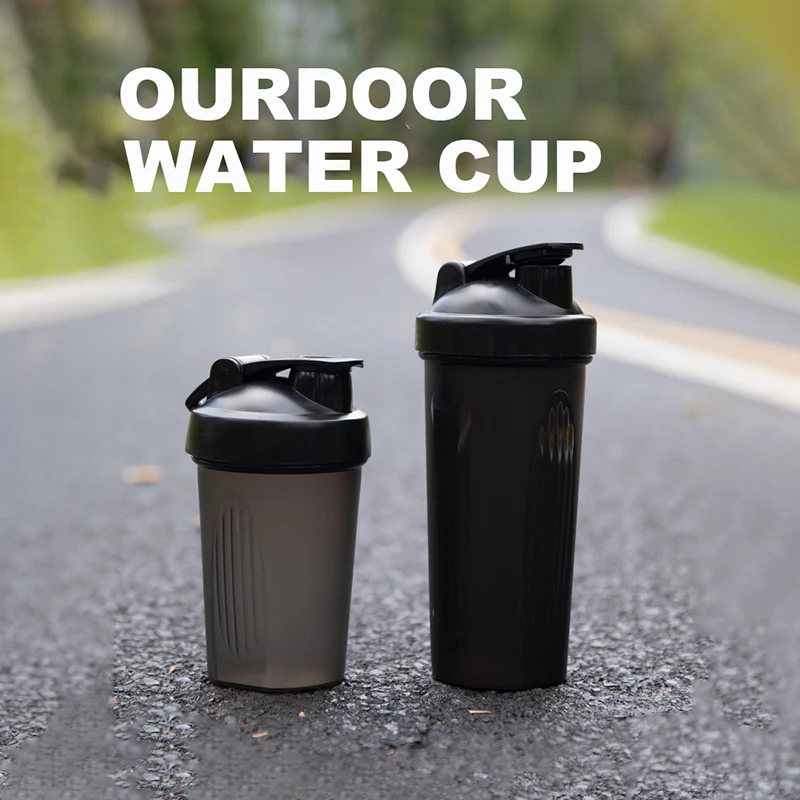 Wholesale Custom Logo 400ml 600ml Protein Shaker Bottles Outdoor Gym Sports Protein Shaker Bottle Protein Shaker Cup