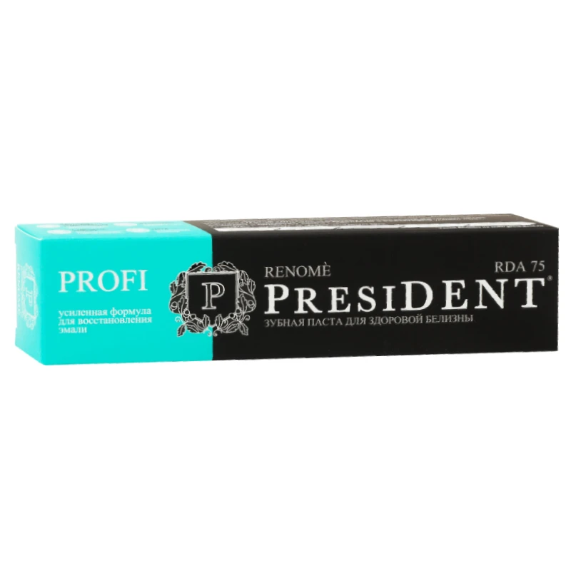 Toothpaste PRESIDENT PROFI Renome (75 RDA) 50 ml healthcare products distributor required