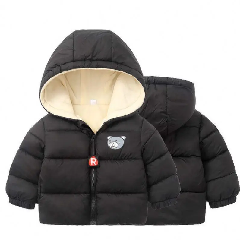 High Quality Custom Brand Logo Winter Jacket Down Padded Kids Boy Girl Puffer Coats