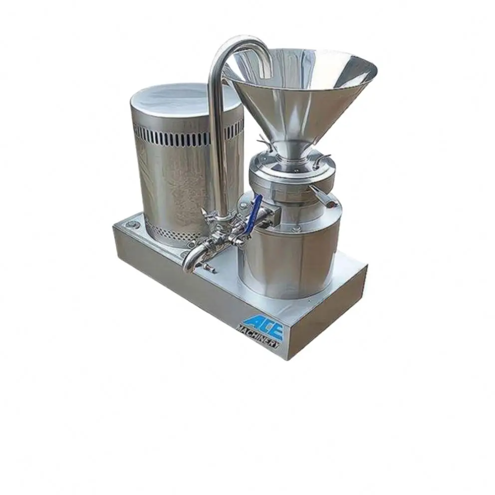 Коллоидная мельница из какао-бобов с баком для смешивания арахисового арахиса кунжутного шлифовального станка