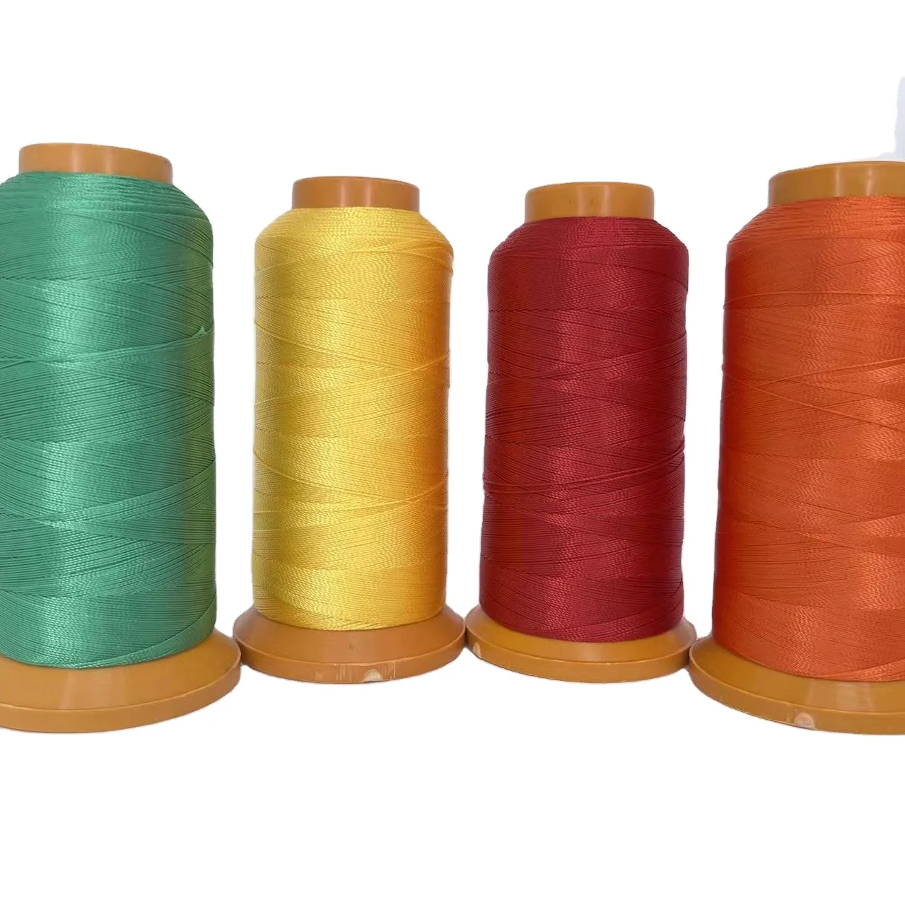 High Tenacity Wholesale 280D/3 Tex 90 Tkt 30 100g 900m 100% Nylon Sewing Thread for Leather Shoes Sofa Bags