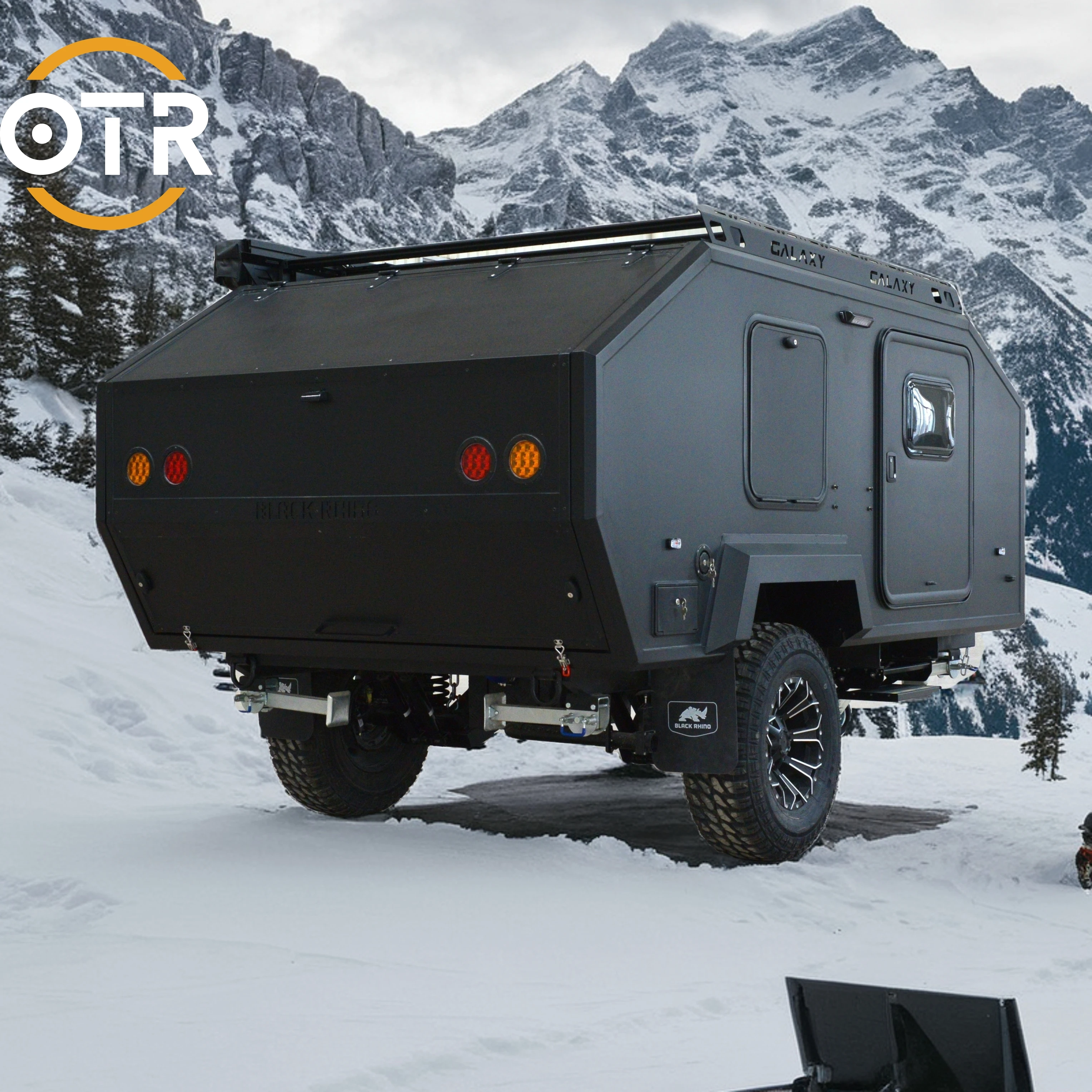 Черный носорог внедорожник 2A 4x4 фургон наземный прицеп роскошный rv дом Кемпер спринтер мини гибридный автомобиль походный комплект Туристическое оборудование