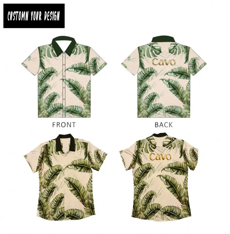 100% Rayon Fabric Hawaii Vintage Polynesian Tribal Fabrics Soft & Breathable Garment Material