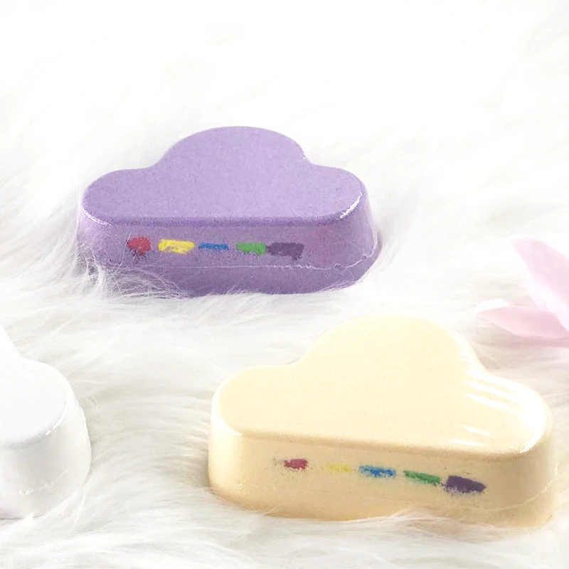 
Wholesale Customized LOGO New Product Bath Bomb Gift Set Fizzies Rainbow Cloud Spa Bath Bombs 
