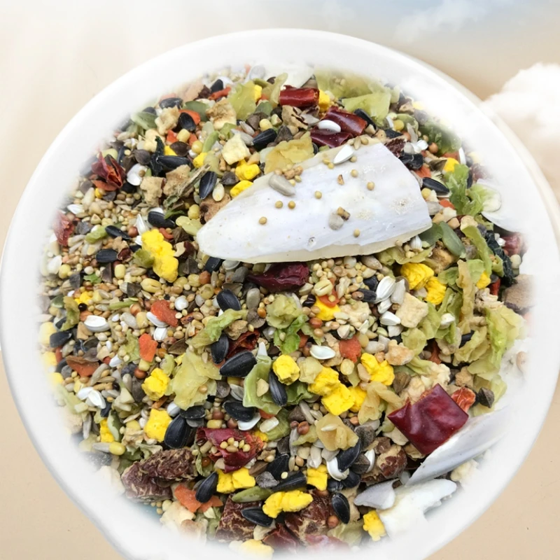 Cockatiel Parrot Special Food Feeds Mixed Fruits Vegetables Snacks Special Calcium Supplementing and Fertilizing Nutrient Grain