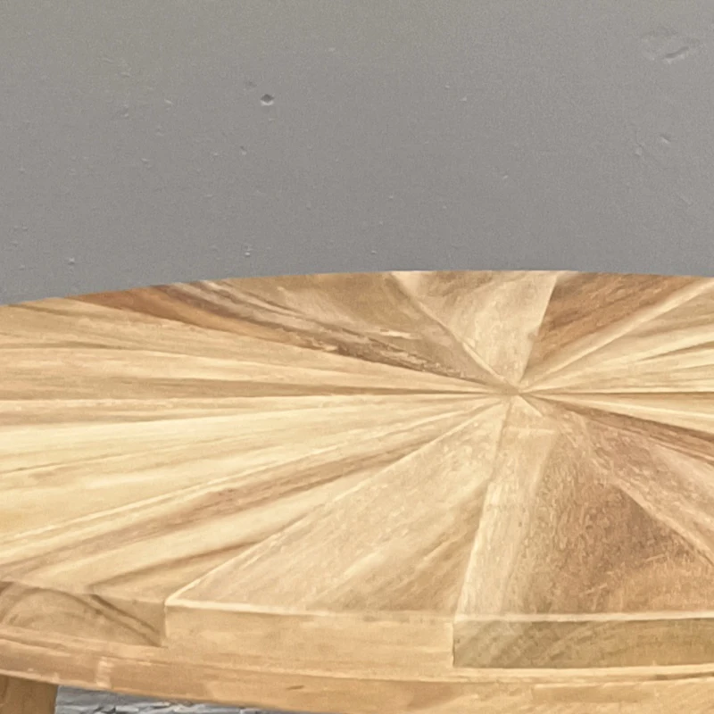 Modern round Log Coffee Table for Home Living Room Furniture Versatile Use-XZ-24927