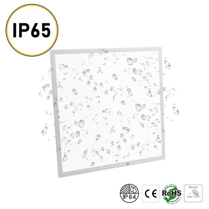 2x2 2x4 60x60 62x62 60x120 Cm 600x600mm Square Led Flat Panel  Ceiling Home Lighting Purification lamp Ip65 Waterproof Led Panel