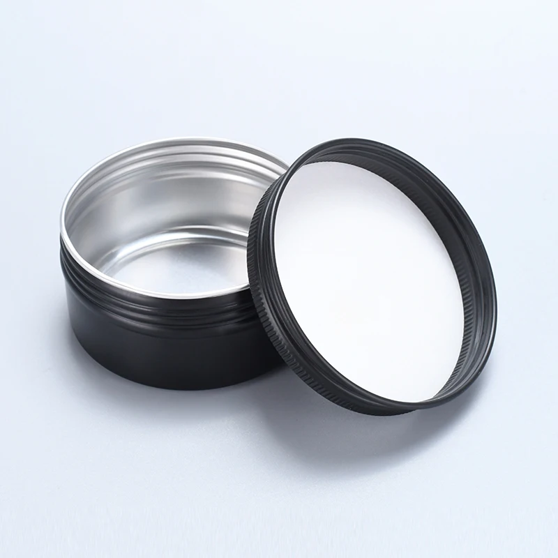 empty 10ml 15ml 25ml 30ml 50ml 60ml 80ml 100ml aluminium jar 50g ointment container 50 ml flat aluminium tin