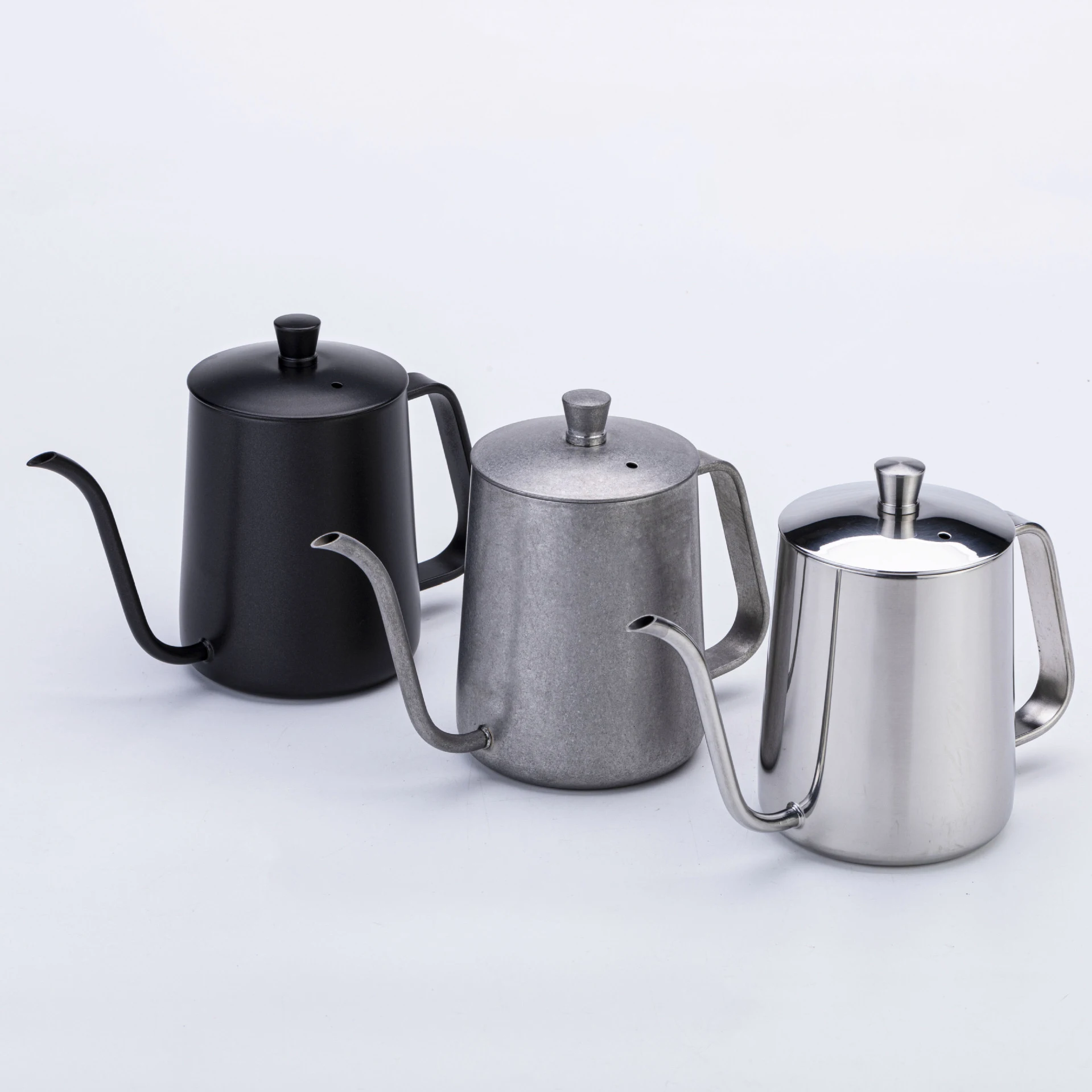 Kettle Mouth Hotel Travel Camping Tea Gooseneck 350Ml 400Ml 600Ml Long Spout Over Hand Drip Pot Stainless Steel Coffee Kettle