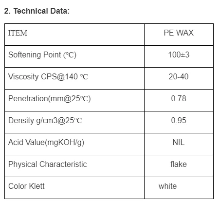 Cheaper Price Low Density White Powder Micronized Polyethylene Wax PE Wax 100 For Adhesives