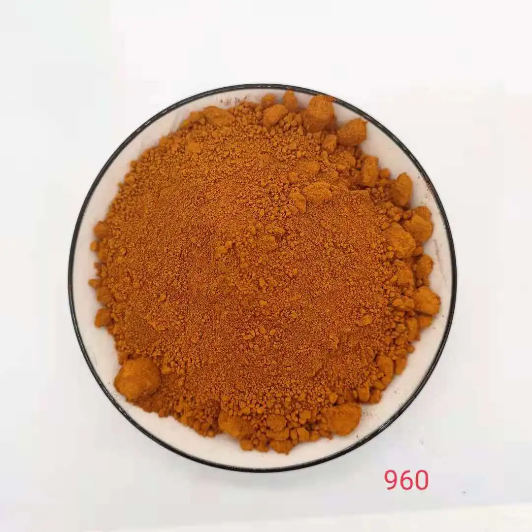 
Iron Oxide Orange 960 CAS No 1309-37-1 for Painting Cement, Concrete, Glass, Rubber 
