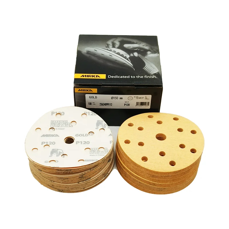 Mirka gold 5 дюймов/6 дюймов/9 дюймов наждачная бумага шлифовальный диск для домашних животных/пленка/ткань стеклянной автободи шлифовальная деревянная полировальная ножка Автомобильная