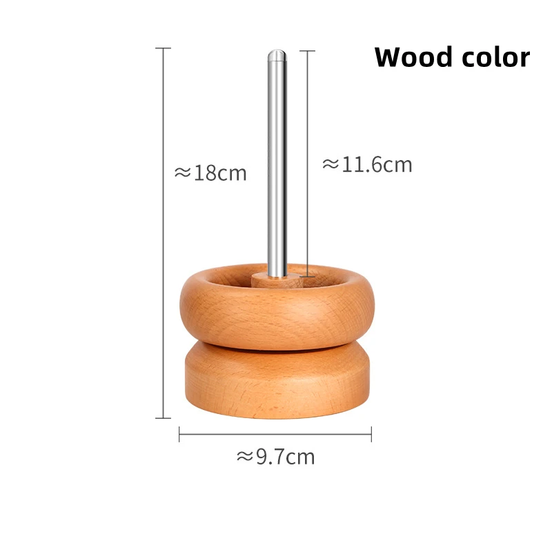 Beech/Resin Beading Artifact Handmade DIY Beading Double Layer Turning Bowl High Capacity Quick Beading Tool