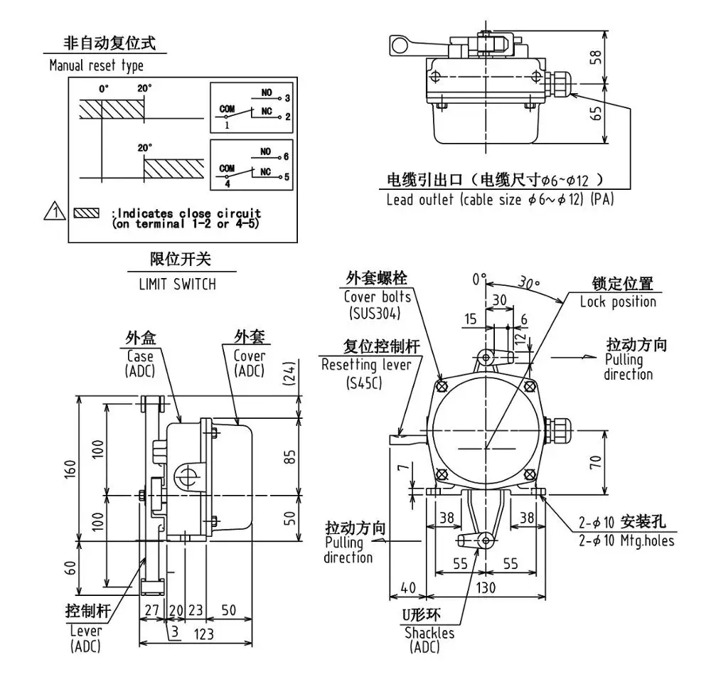 Ленточный конвейер, защита, выключатель тягового каната