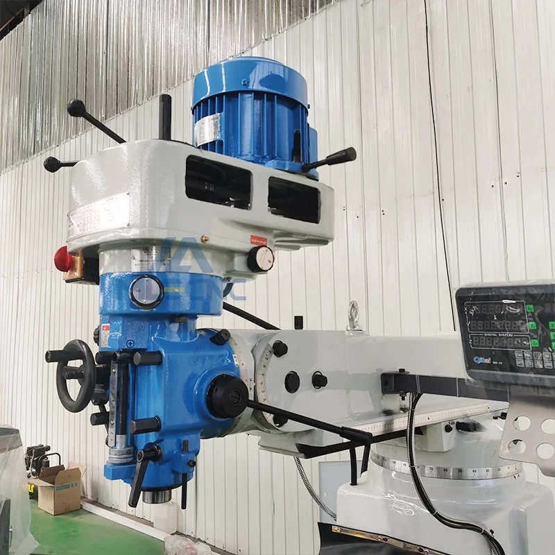 low price universal turret milling machine x6323 with vertical milling head