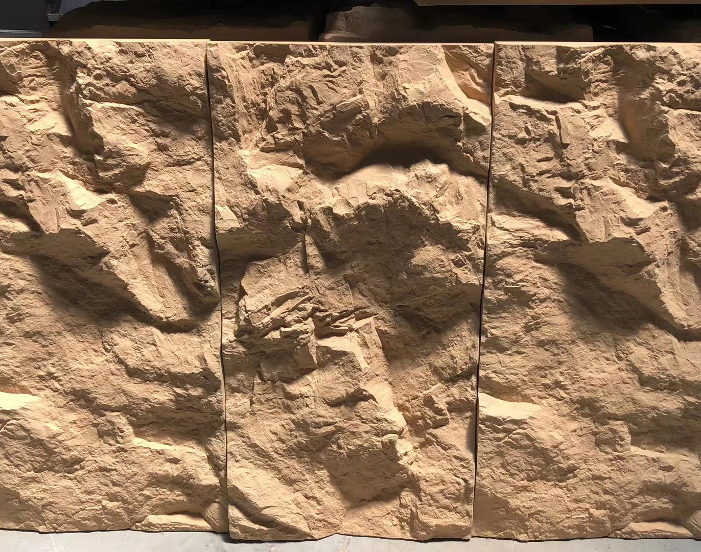 Легкий Pu Рок Камень 3d большая панель для украшения наружных стен