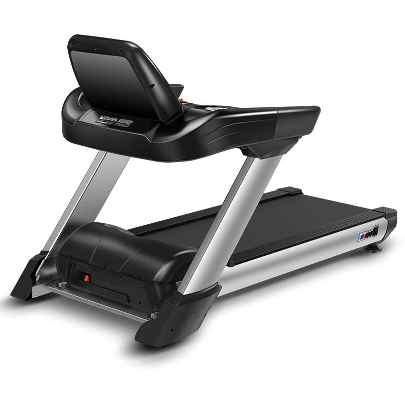 YPOO commercial treadmill 58cm belt width 21km/h electric gym treadmill running machine color touch screen factory price