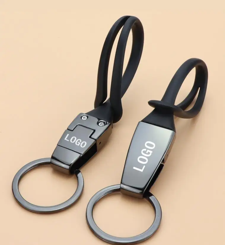 Danish black titanium car keychain creative keychain 1st and 2nd generation car keychains