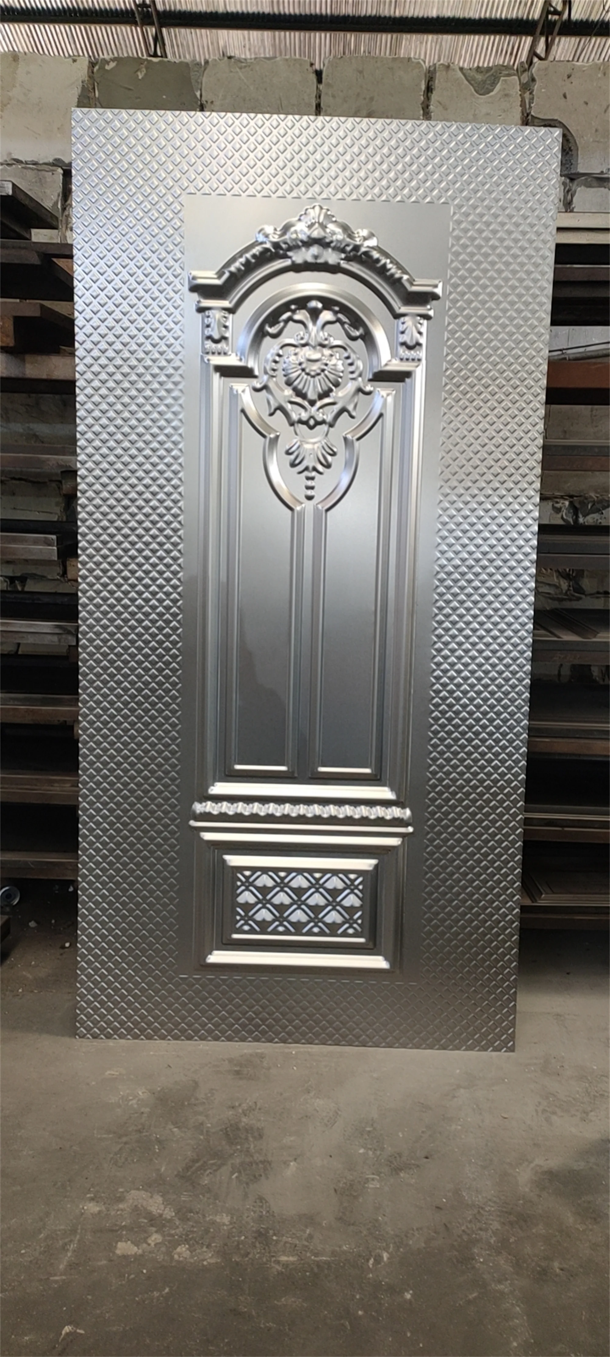 Wholesale Embossed Metal Door Panel, Mold doors sheets, Cold embossed plate steel door skin metal
