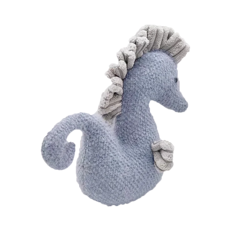 PP Cotton Sea Horse Design Cute Custom Plush Toy Stuffed Animal Baby Toys for Gifts