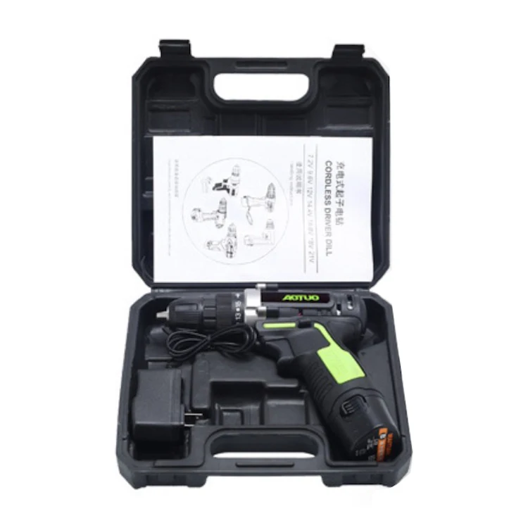12V wireless electric drill multifunctional manual electric drill industrial screwdriver set