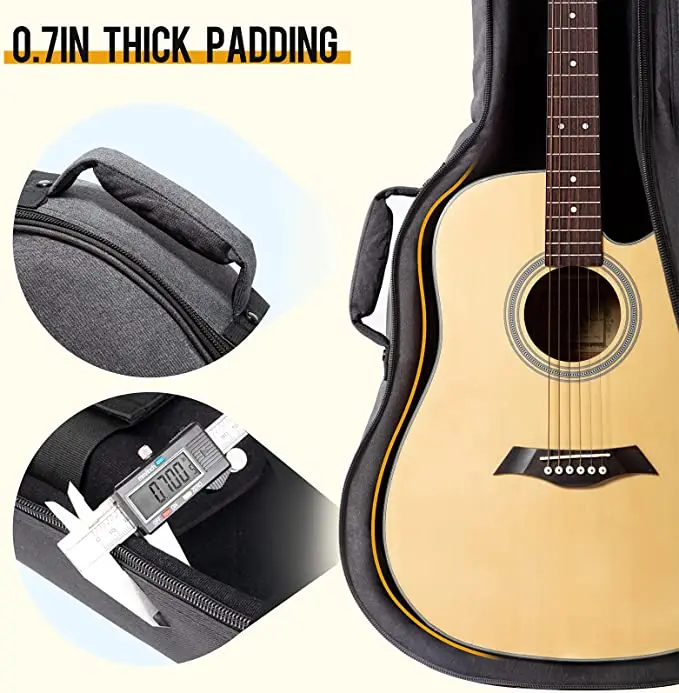 Advocator OEM ODM guitar gig bag padded acoustic guitar bag guitar bag