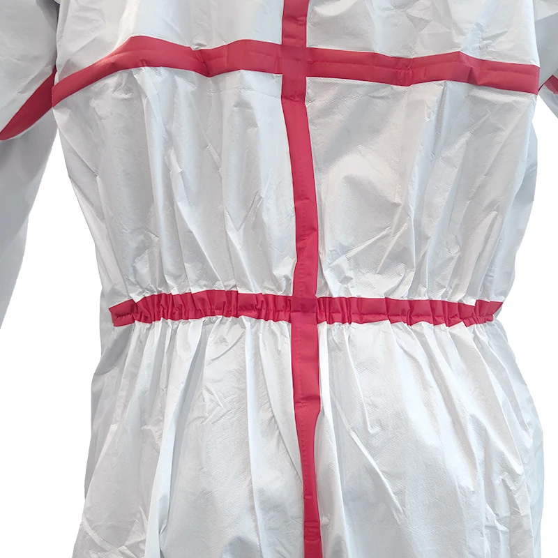 3Q brand Type4/5/6  factory Customized OEM/ODM non woven SMS SF safety working uniform disposable coverall