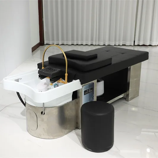 Japanese Head Spa Hair Wash Station Massage chair With Steam SPA Head Water Therapy Thai Massage Shampoo Bed