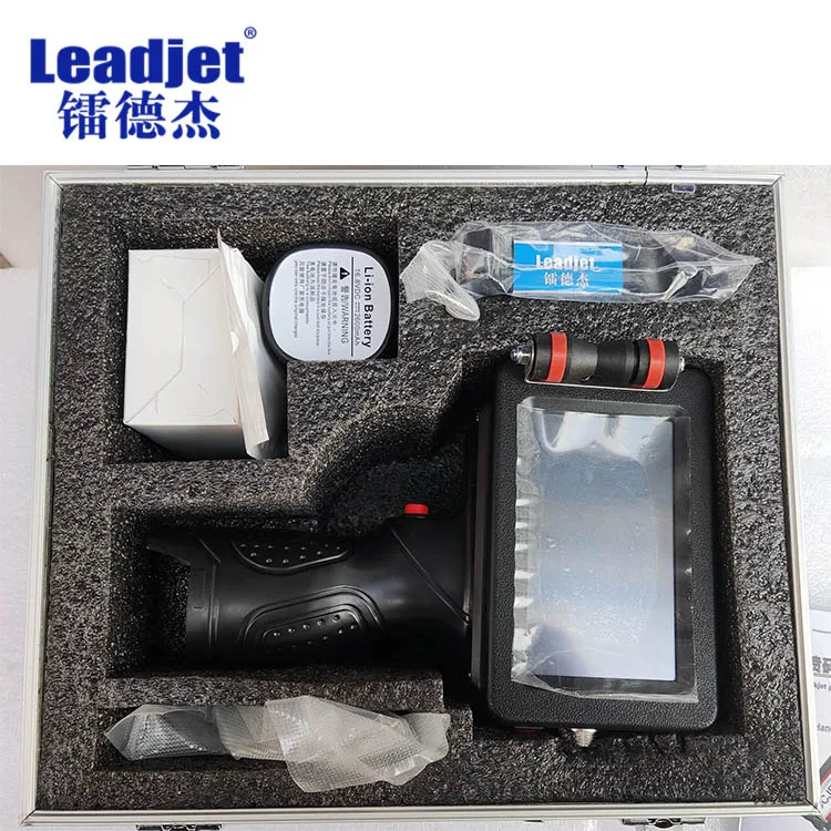 Leadjet handheld  jet printer,Coding Portable inkjet Printer/Mobile /Carton Box Inkjet Machine