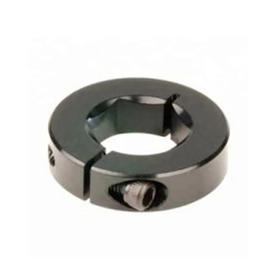 Aluminum  5/16 inch shaft clamp C-31-B Black Oxide Carbon Steel shaft collar with mounting holes