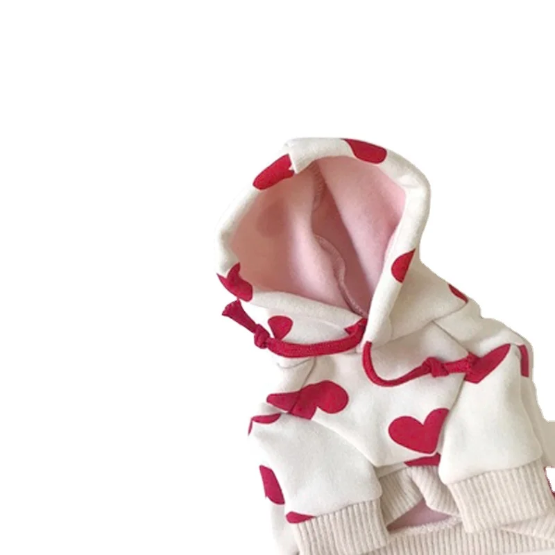 Puppy dog cat pet clothes autumn and winter sweater thickened fleece-lined small dog puppy tea cup