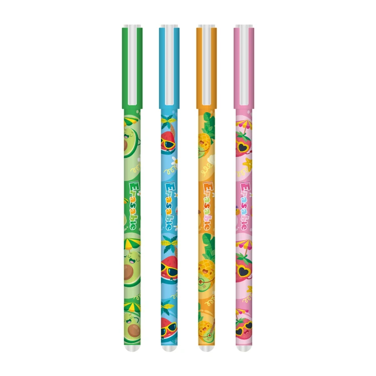 Yalong New Design Heat Erasable Pen Heat Transfer Film Holder Blue Ink 0.5mm Gel Pen Erasable Pen Statronery