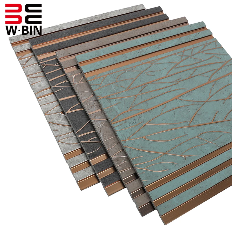 Indian Hot Sale PS Wall Panel Charcoal Panel Louvers Indoor Decoration PS Wall Cladding with Fast Shipping