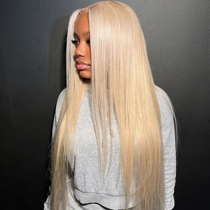 Cljhair Parrucche Remy Mink Plucked 613 Blonde Silky Straight Wave Top Quality High Digital Thin Hd Lace Frontal