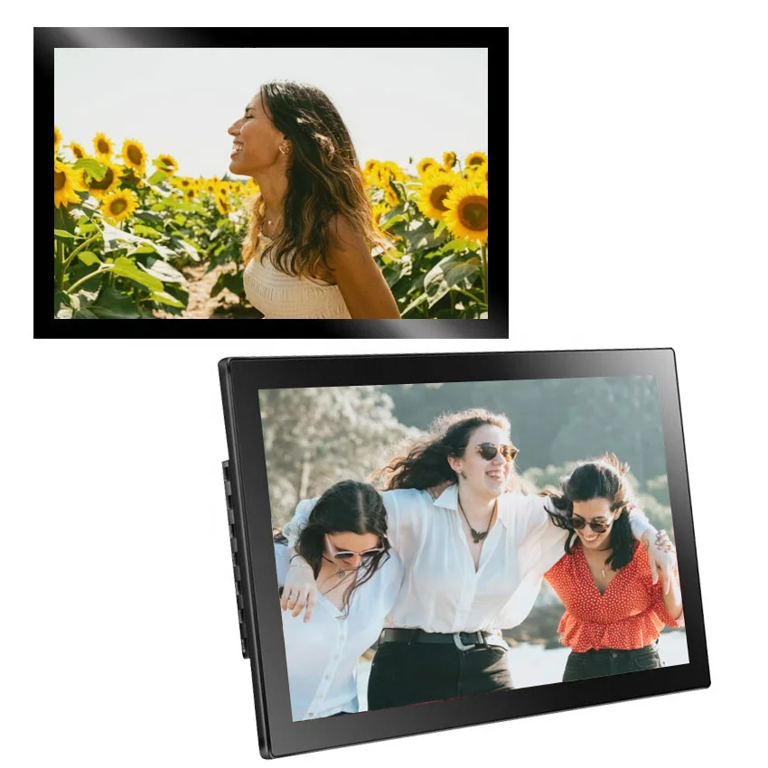 Family chinese hd digital picture photo frame video 7 10 15 30 32 inch wifi mini square acrylic digital photo frame with wifi
